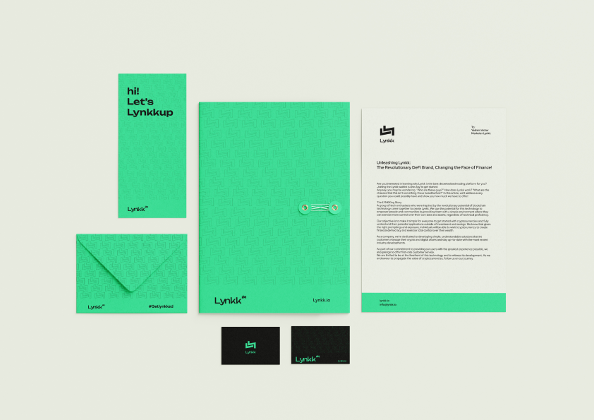Brand stationery and identity system