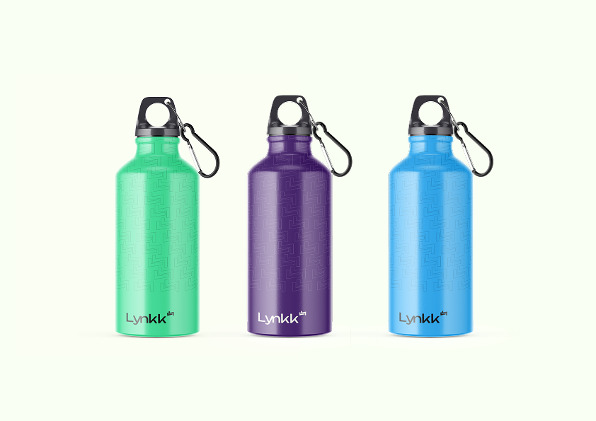 Branded water bottles