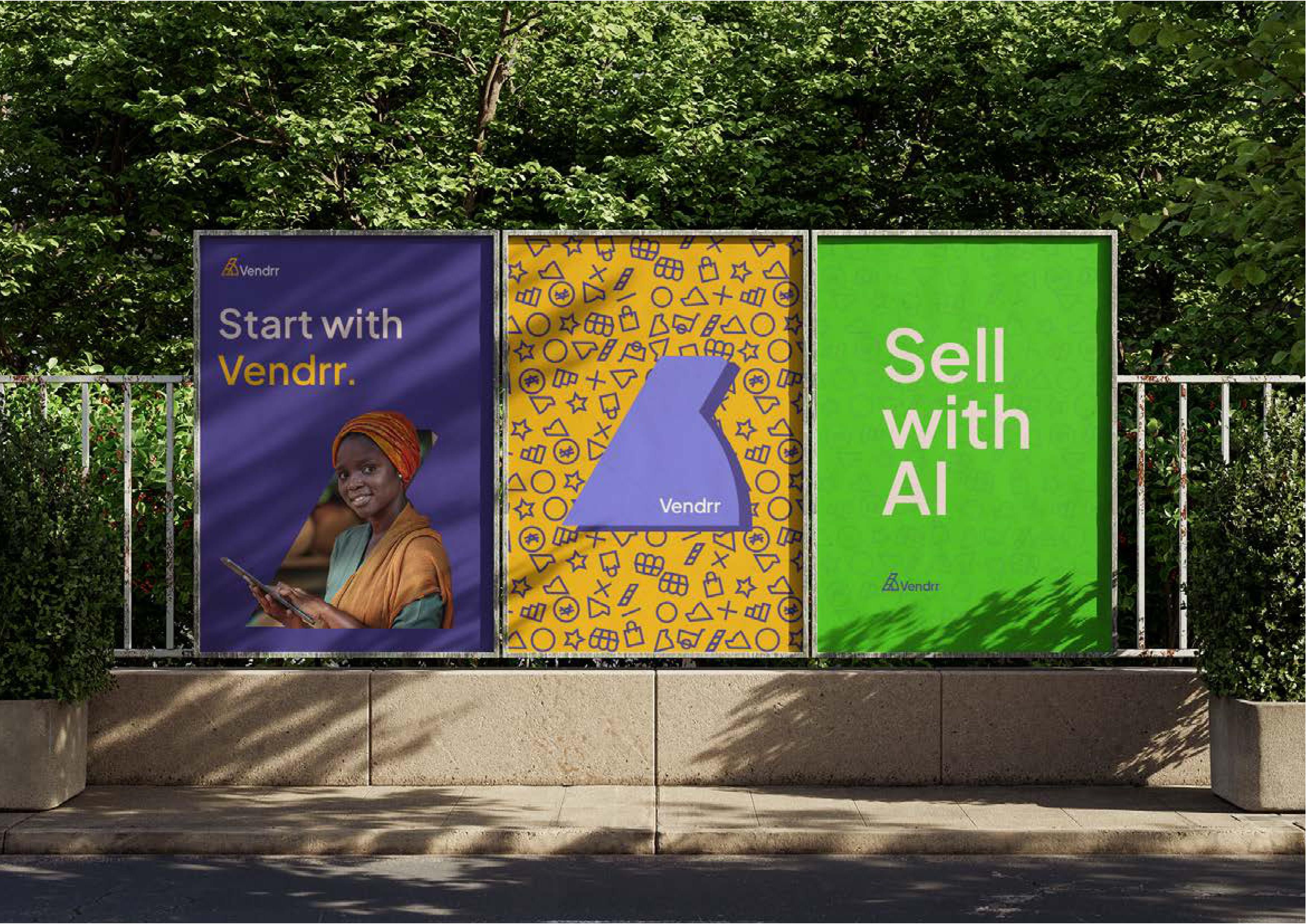 Outdoor brand campaign posters