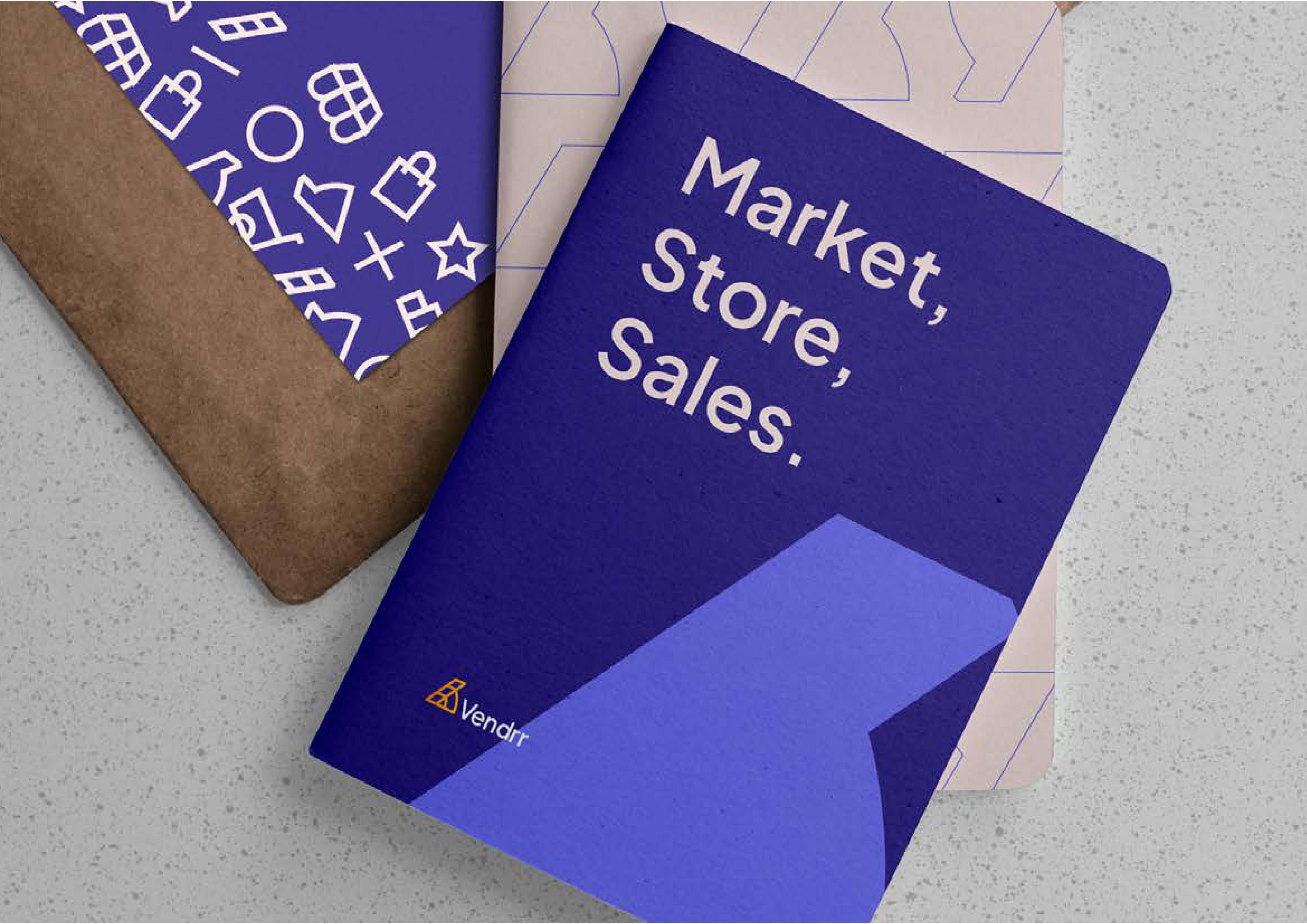Brand stationery and notebook mockups